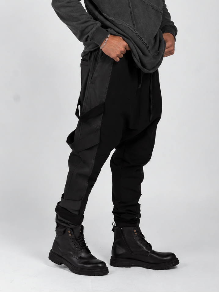 PANTALONE CAVALLO BASSO CON FASCE LATERALI Z