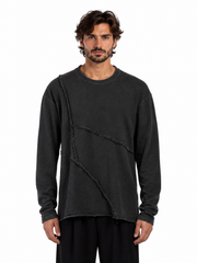 OVERSIZED SWEATER WITH Z-SEAM 