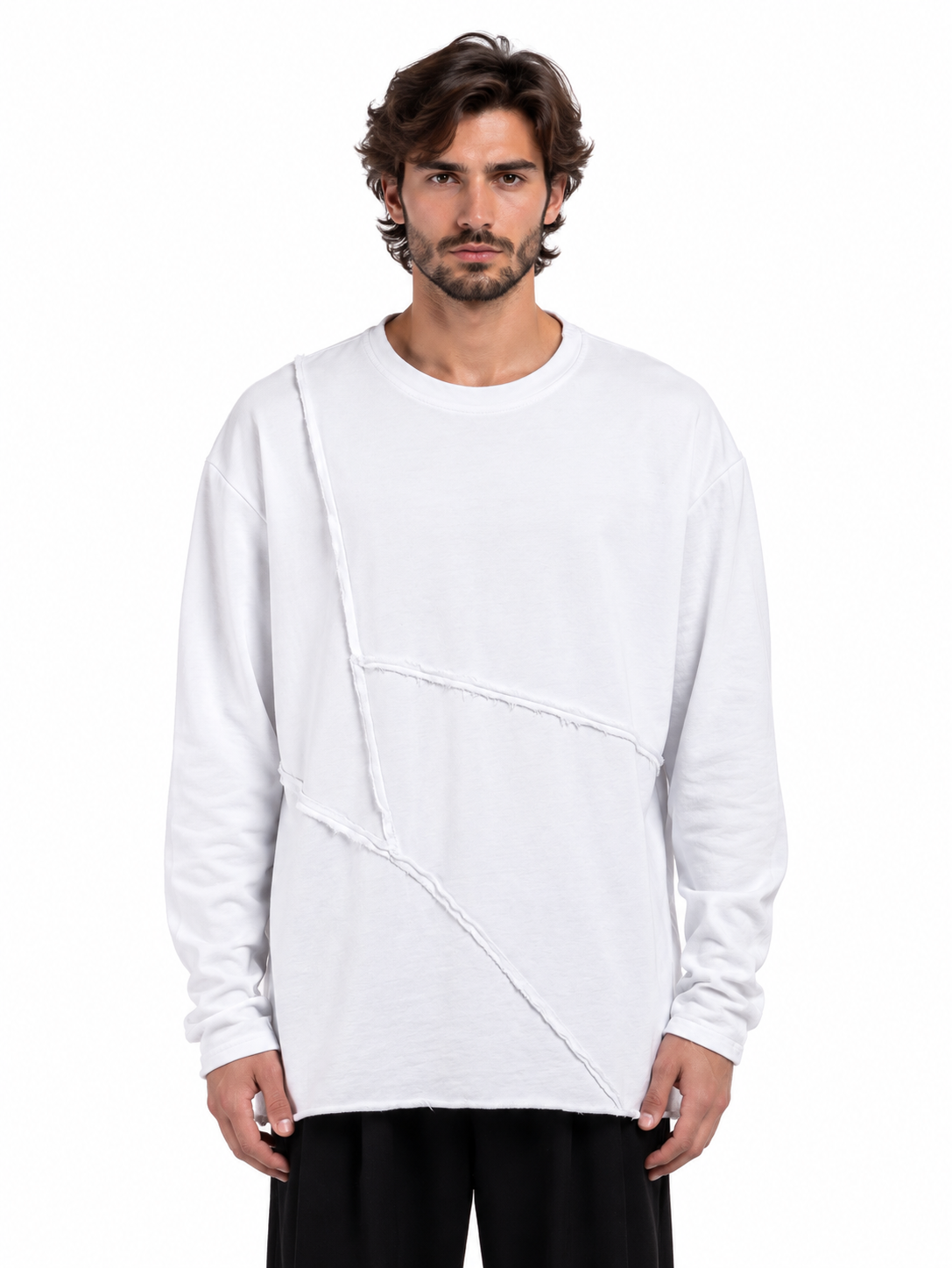 OVERSIZED SWEATER WITH Z-SEAM 