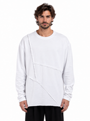 OVERSIZED SWEATER WITH Z-SEAM 