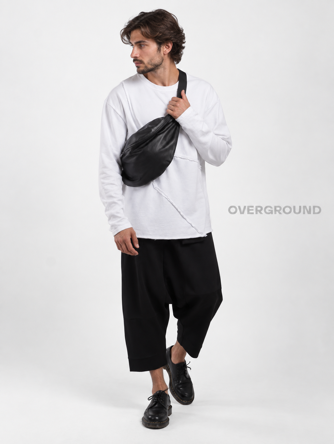LARGE Z LEATHER FANNY PACK