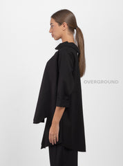 BLUSA LUNGA COLLO A BARCA - OVERGROUND STORE 