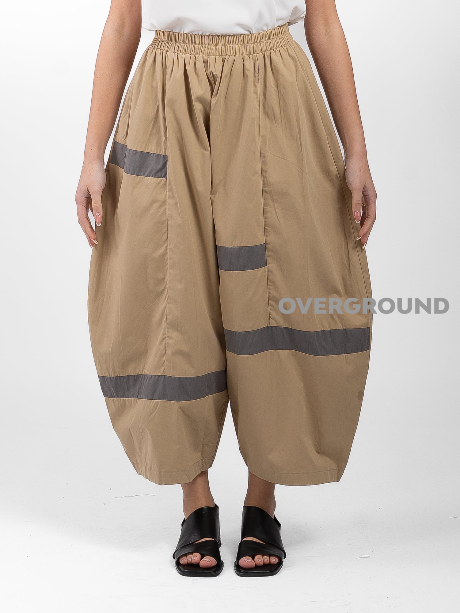 PANTALONE OVER CON CUCITURE FRONTALI E DETTAGLI - OVERGROUND STORE 