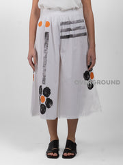 PANTALONE OVER CON MARGHERITE SUL GAMBULE - OVERGROUND STORE 