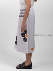 PANTALONE OVER CON MARGHERITE SUL GAMBULE - OVERGROUND STORE 