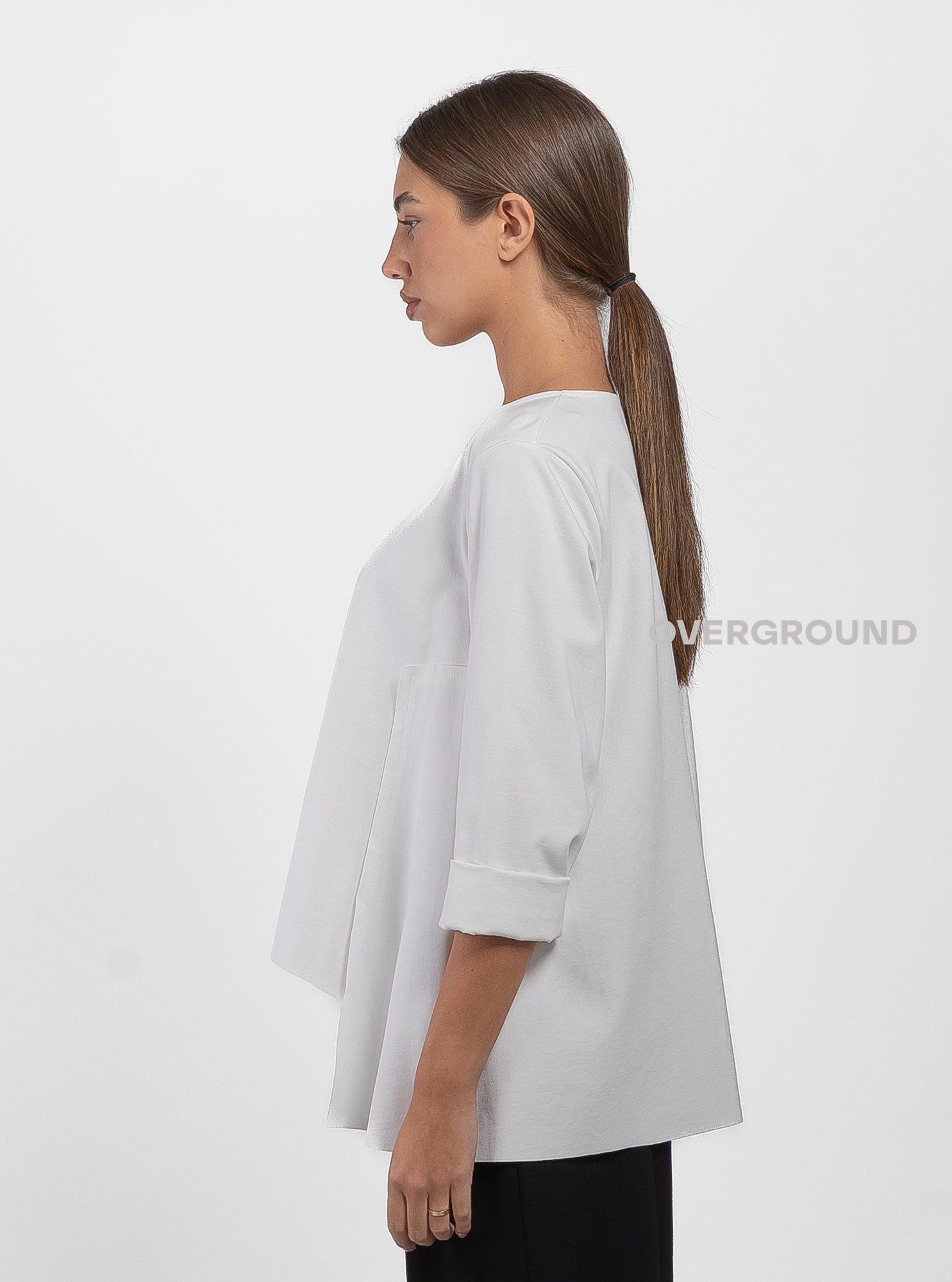 BLUSA SVASATA CON PATTINA LATERALE