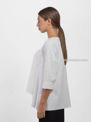 BLUSA SVASATA CON PATTINA LATERALE