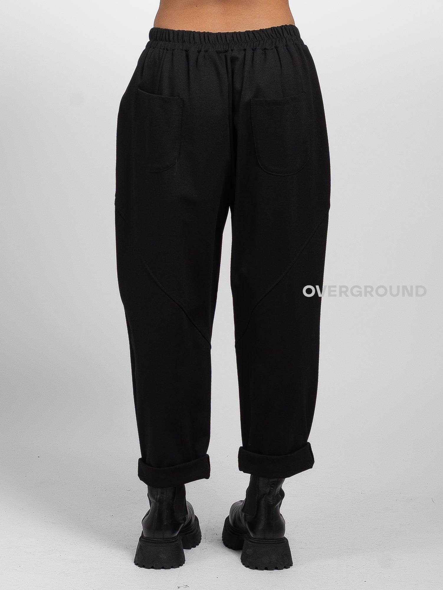 PANTALONE ELASTICO IN VITA CUCITURE FRONTALI - OVERGROUND STORE 