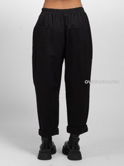 PANTALONE ELASTICO IN VITA CUCITURE FRONTALI - OVERGROUND STORE 