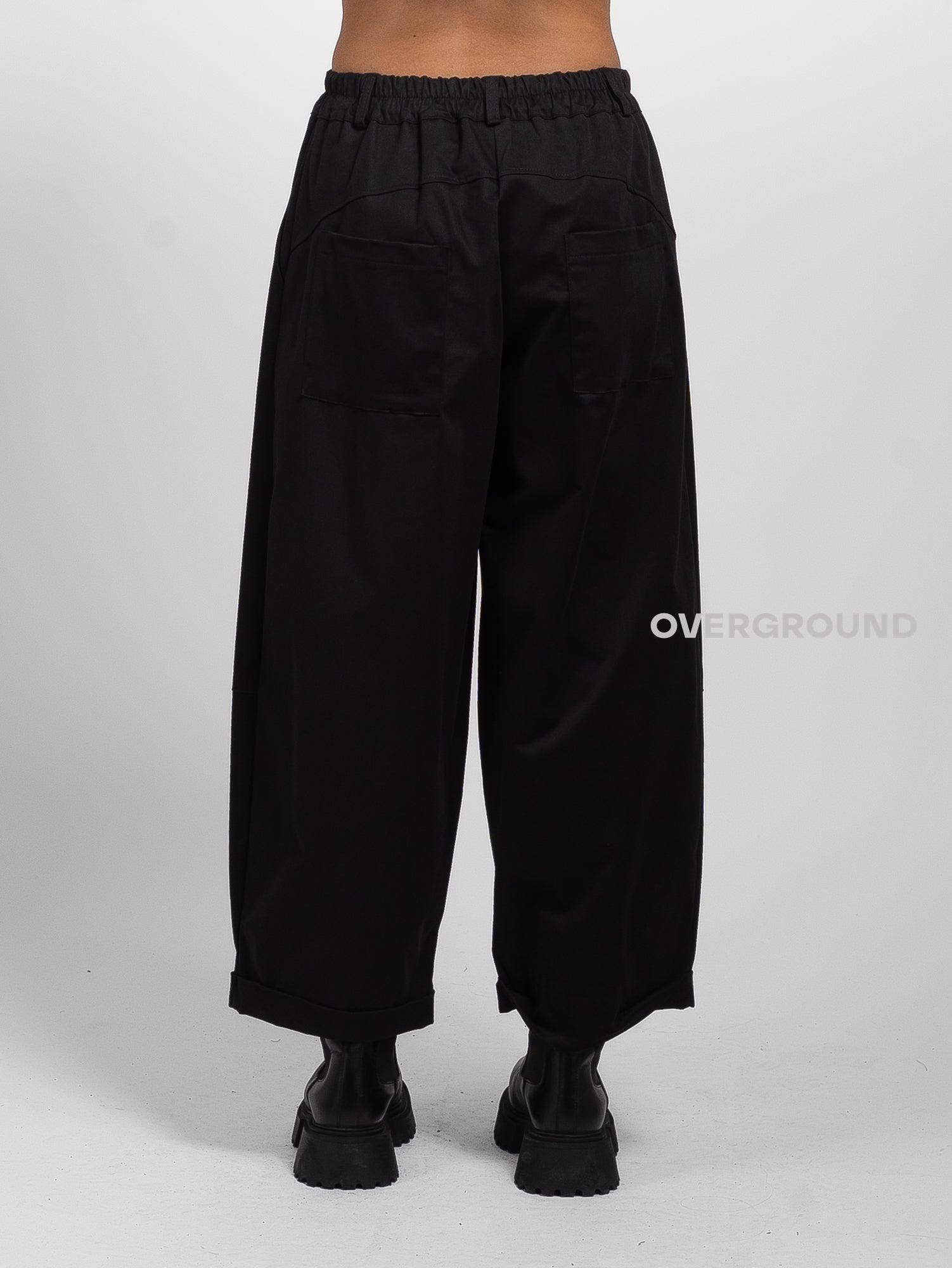 PANTALONE GAMBULE LARGO CON CINTURINO - OVERGROUND STORE 