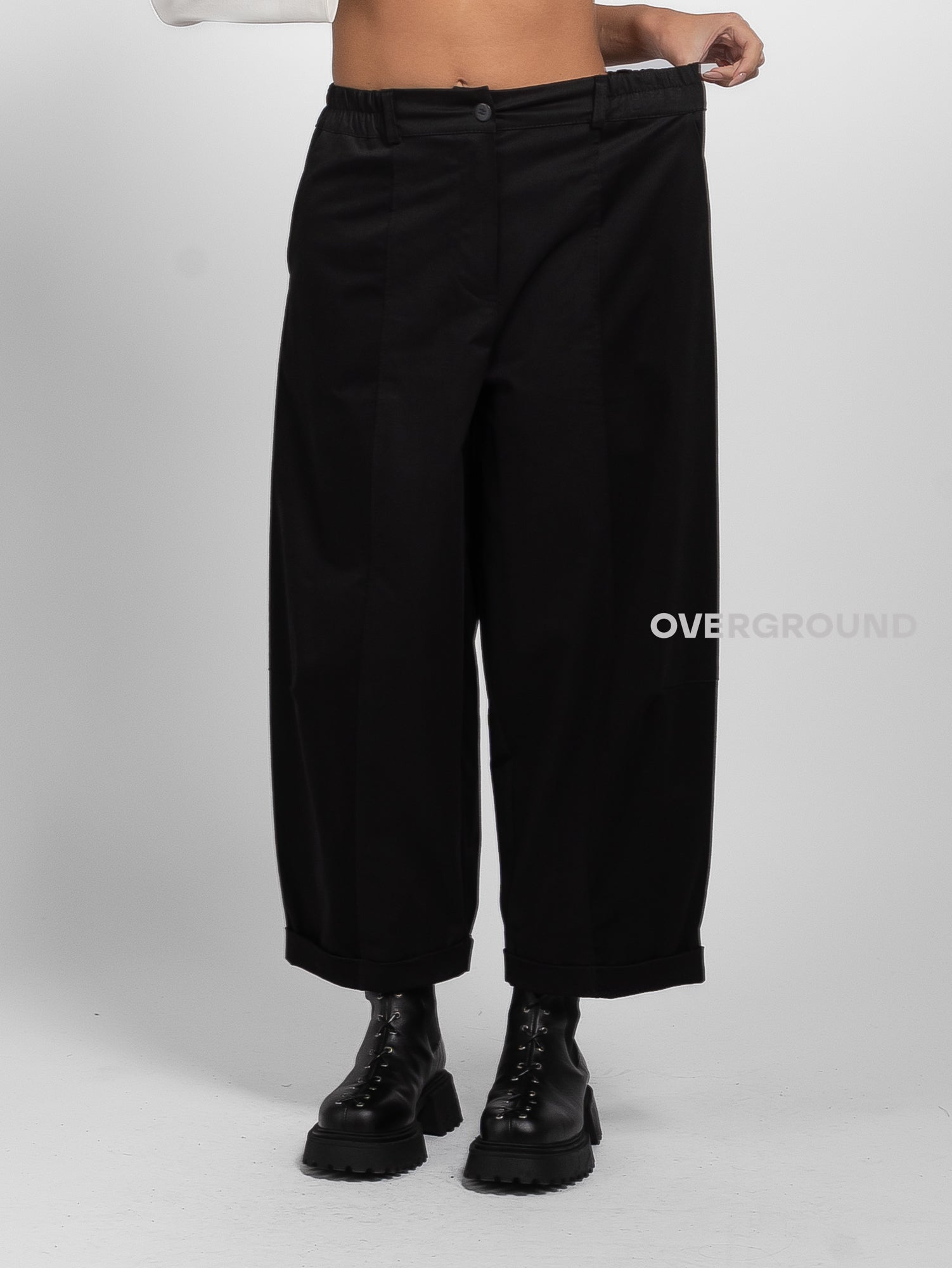 PANTALONE GAMBULE LARGO CON CINTURINO - OVERGROUND STORE 