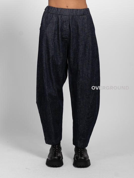 OVERSIZED TROUSERS WITH STITCHING ON THE LEG IN VISCOSE