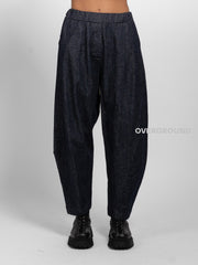OVERSIZED TROUSERS WITH STITCHING ON THE LEG IN VISCOSE