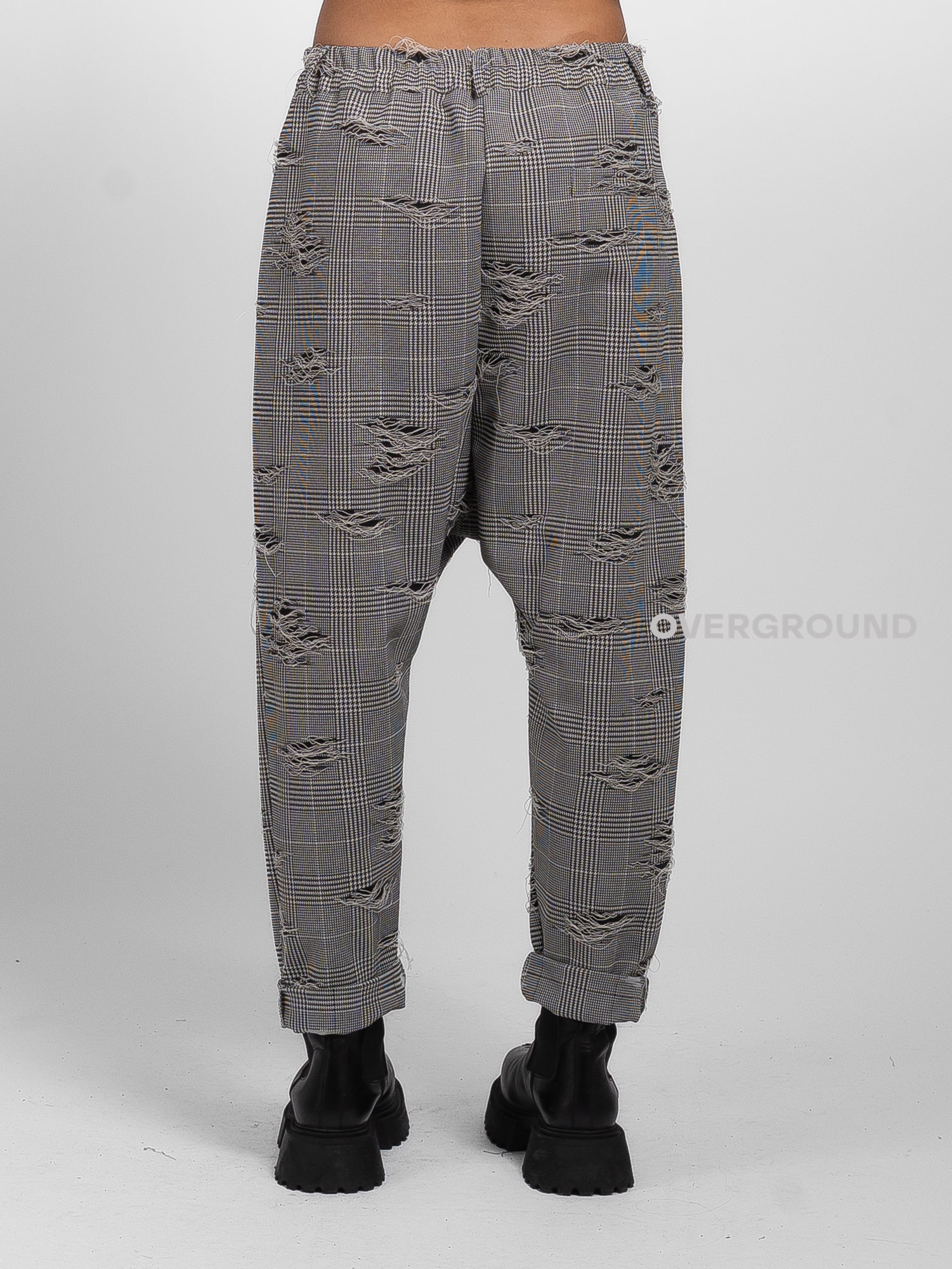 PANTALONE A CAVALLO BASSO TESSUTO LAVORATO - OVERGROUND STORE 