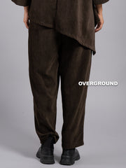 PANTALONE OVER CON PATTINA E BOTTONE