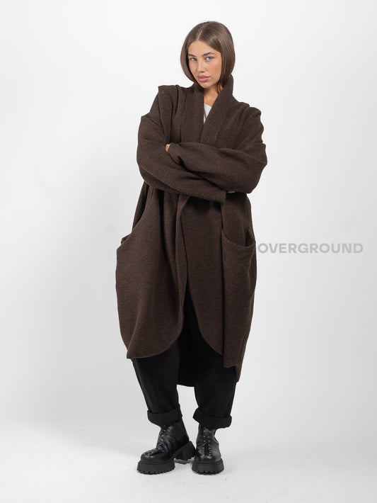 GIACCONE LUNGO CON TASCONI LATERALI - OVERGROUND STORE 