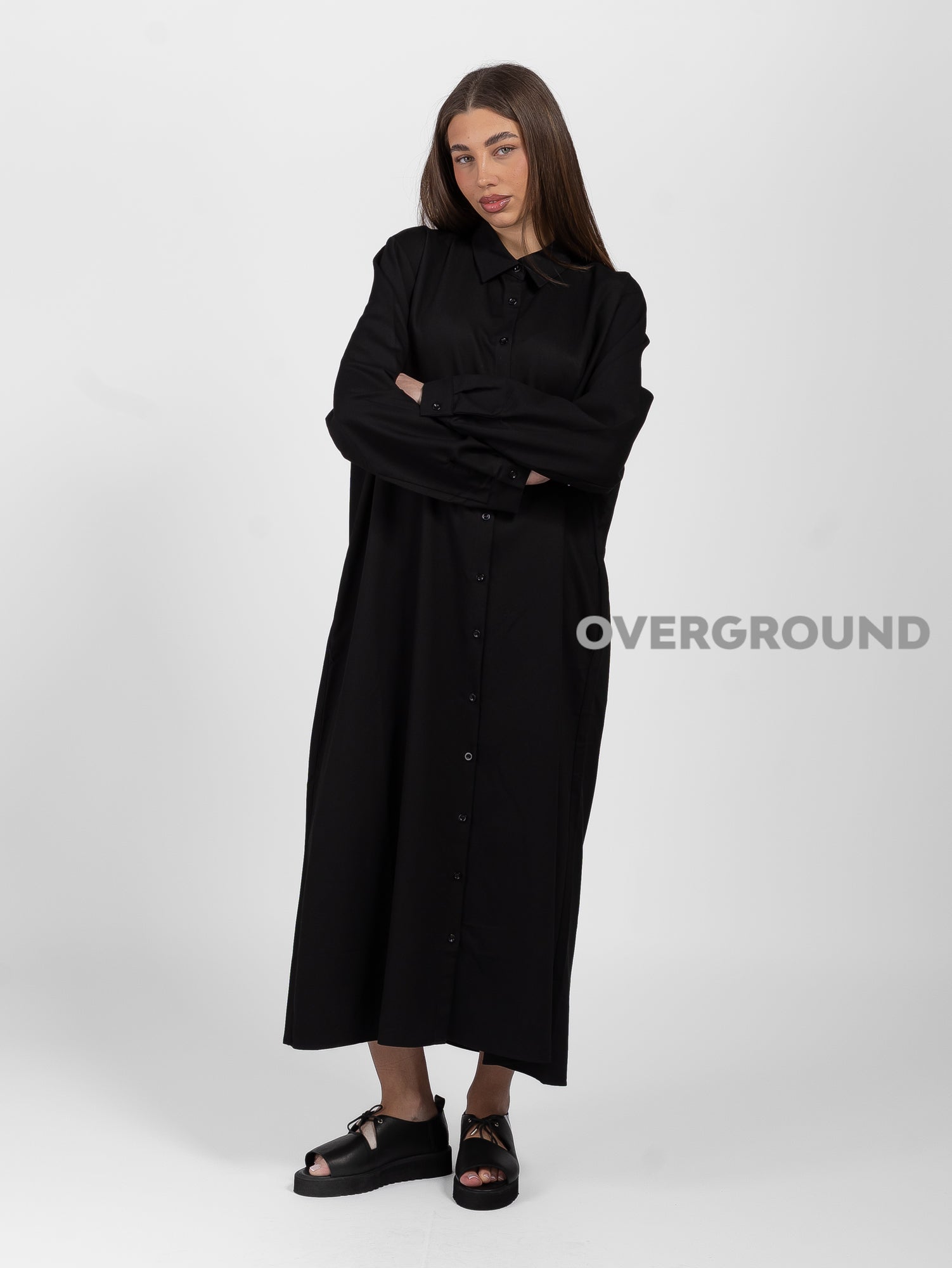 ABITO OVER LUNGO CON TASCHE LATERALI - OVERGROUND STORE 