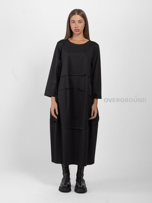OVERSIZED DRESS WITH FRONT SEAMS