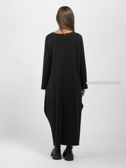 Dress with front seams