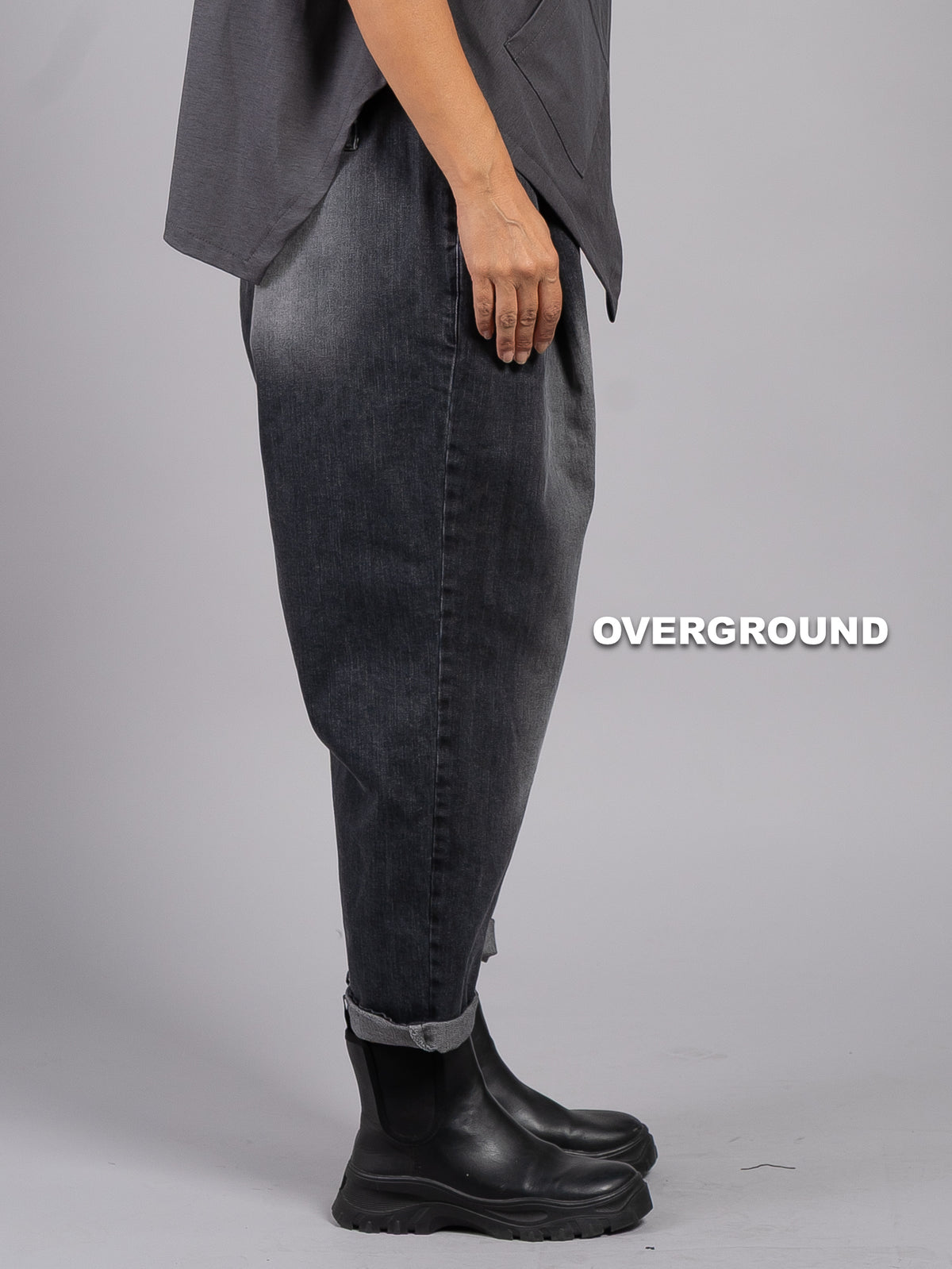 PANTALONE CAVALLO BASSO IN JEANS