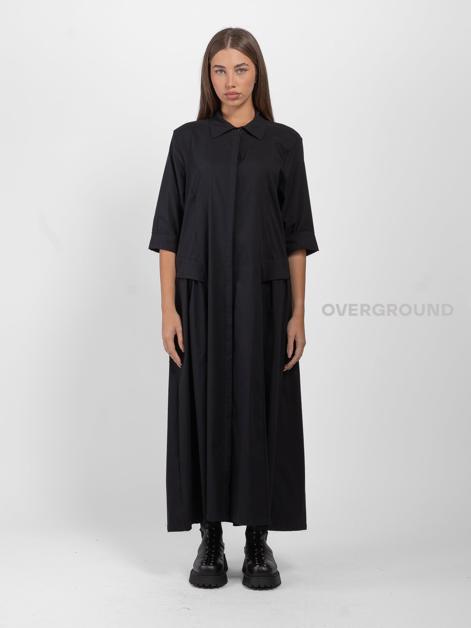 ABITO LUNGO CON TASCHE LATERALI - OVERGROUND STORE 