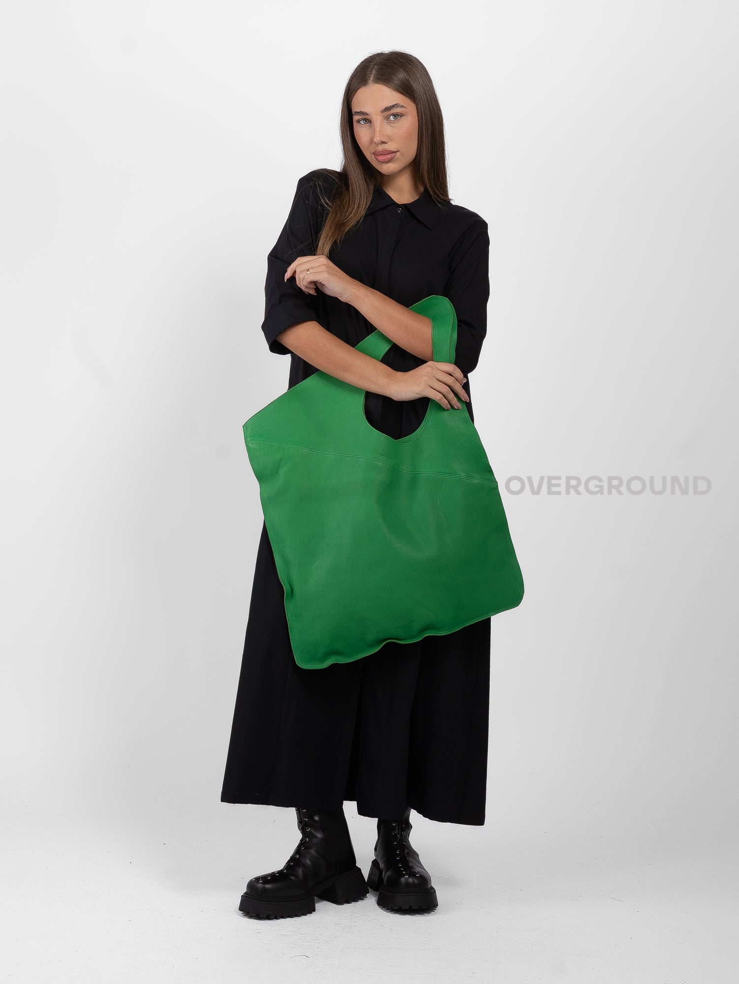 BORSA UN SOLO MANICO IN PELLE - OVERGROUND STORE 