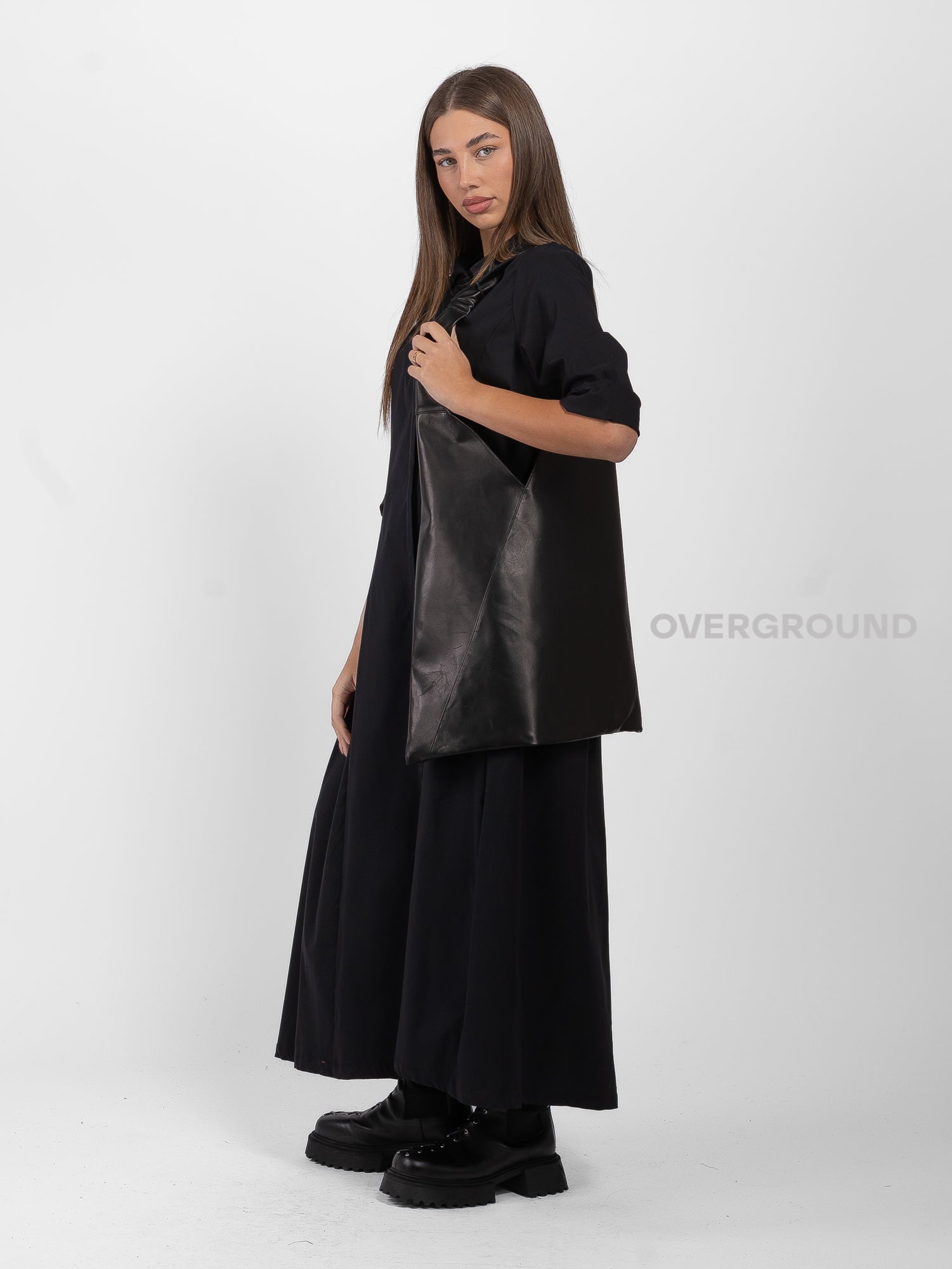 BORSA A TRIANGOLO IN PELLE - OVERGROUND STORE 