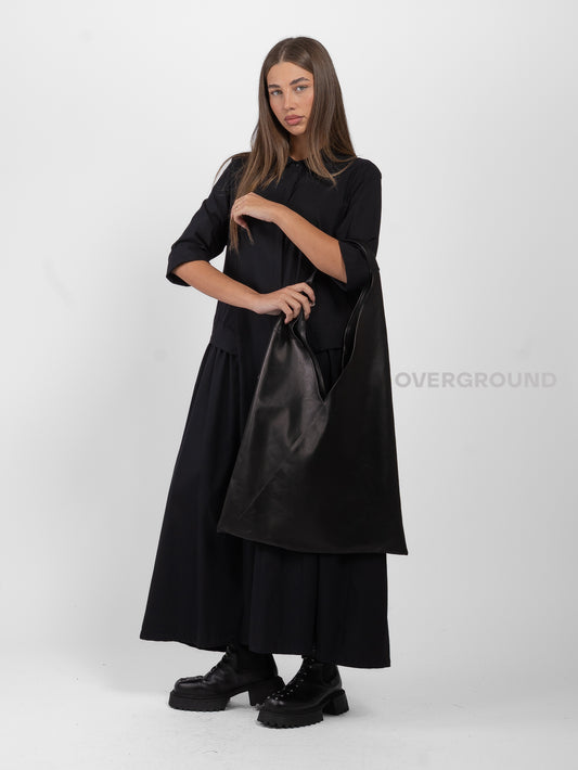 BORSA A TRIANGOLO IN PELLE - OVERGROUND STORE 