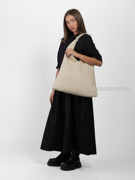 LEATHER TRIANGLE BAG