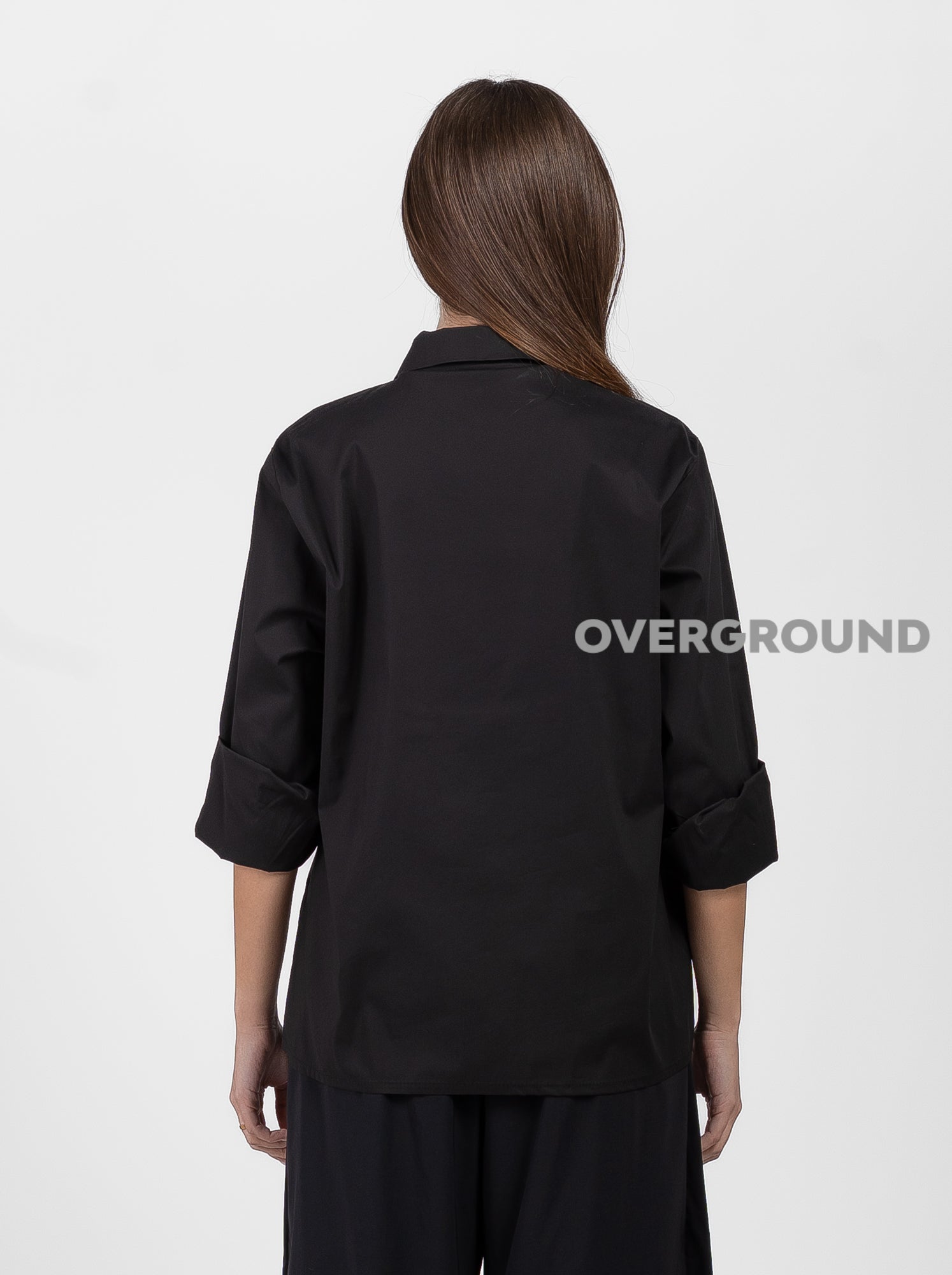 CAMICIA OVER CON BALZA LUNGA LATERALE - OVERGROUND STORE 