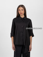 CAMICIA OVER CON BALZA LUNGA LATERALE - OVERGROUND STORE 