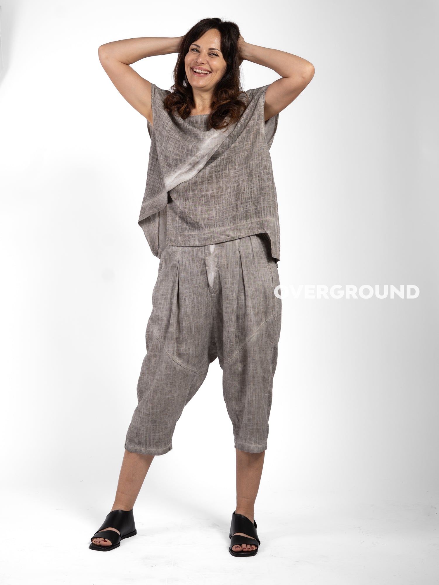 PANTALONE CORTO LINO
