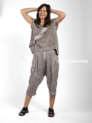 PANTALONE CORTO LINO