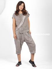 PANTALONE CORTO LINO