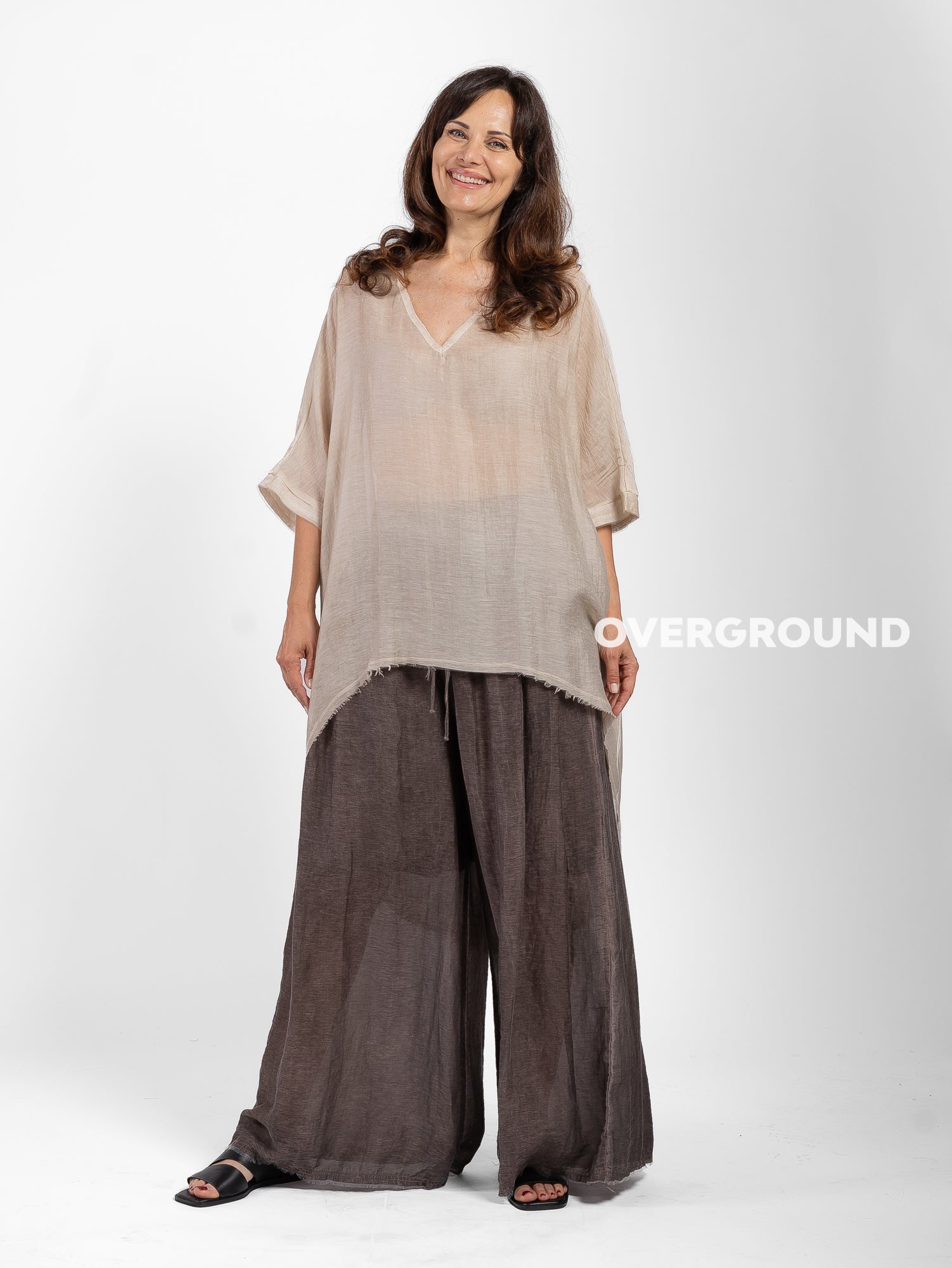 BLUSA OVER PIU' LUNGA DIETRO