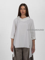 BLUSA LUNGA COLLO A BARCA - OVERGROUND STORE 