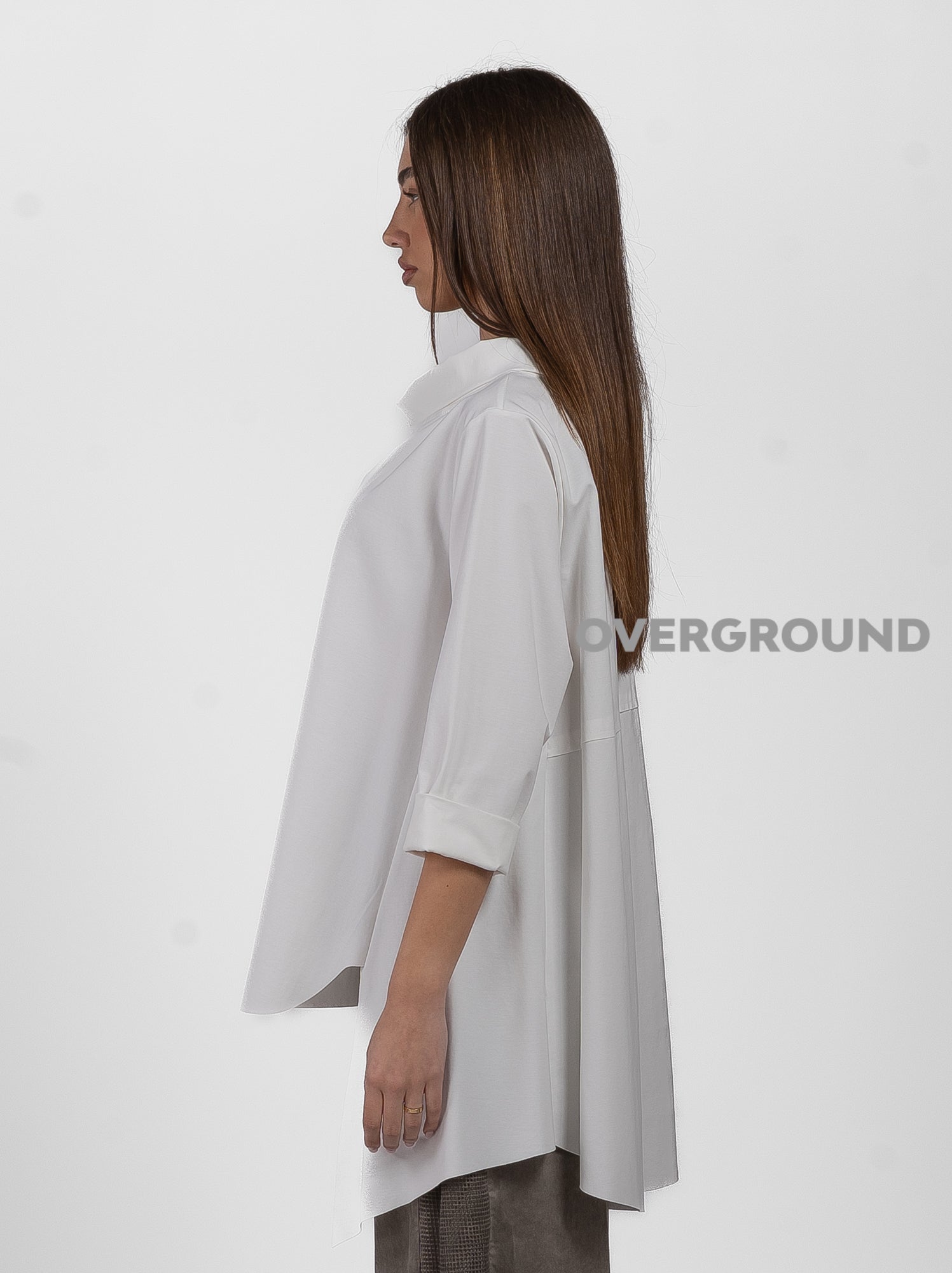 BLUSA LUNGA COLLO A BARCA - OVERGROUND STORE 
