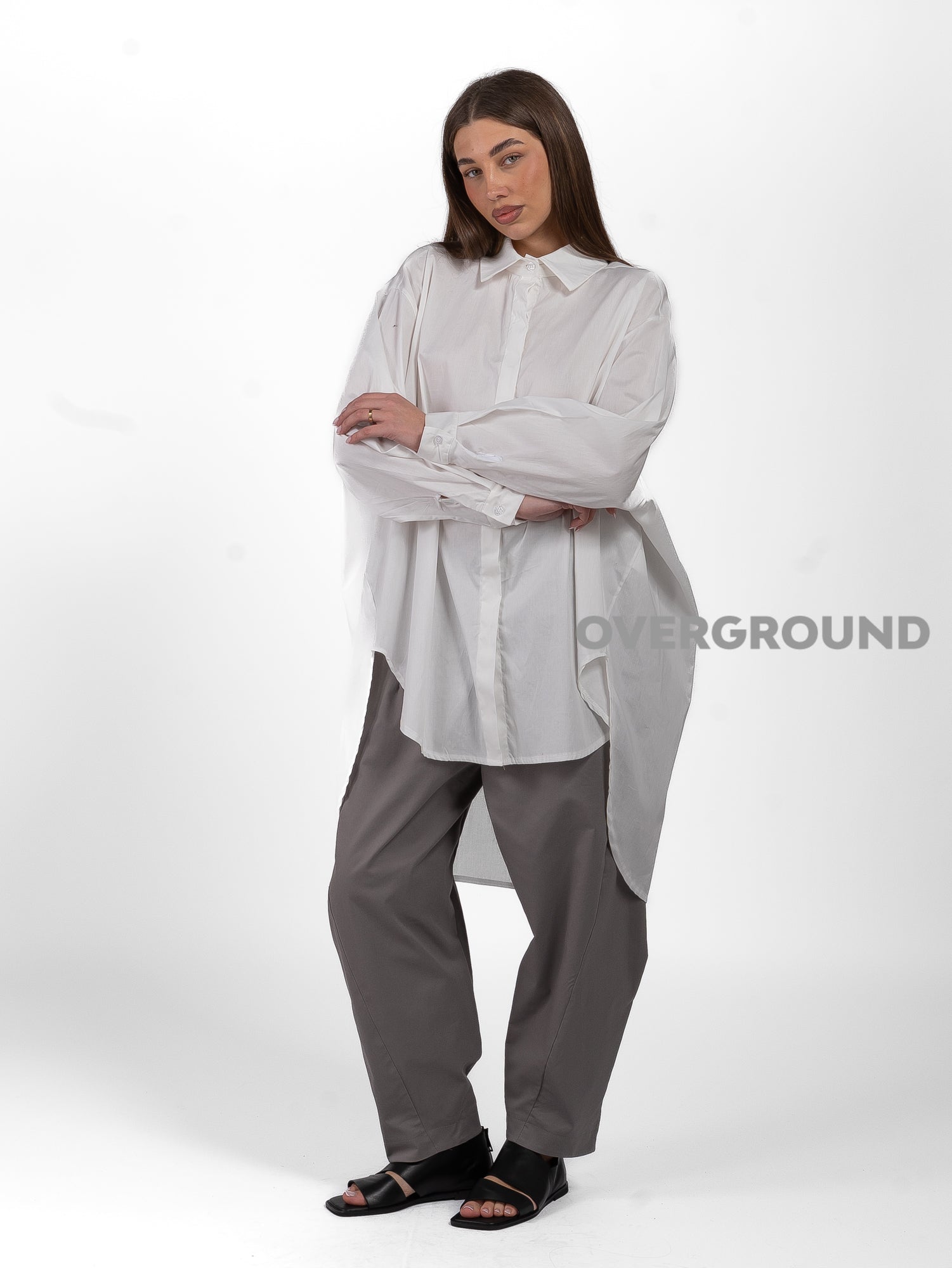 LONG SHIRT WITH SIDE SLITS