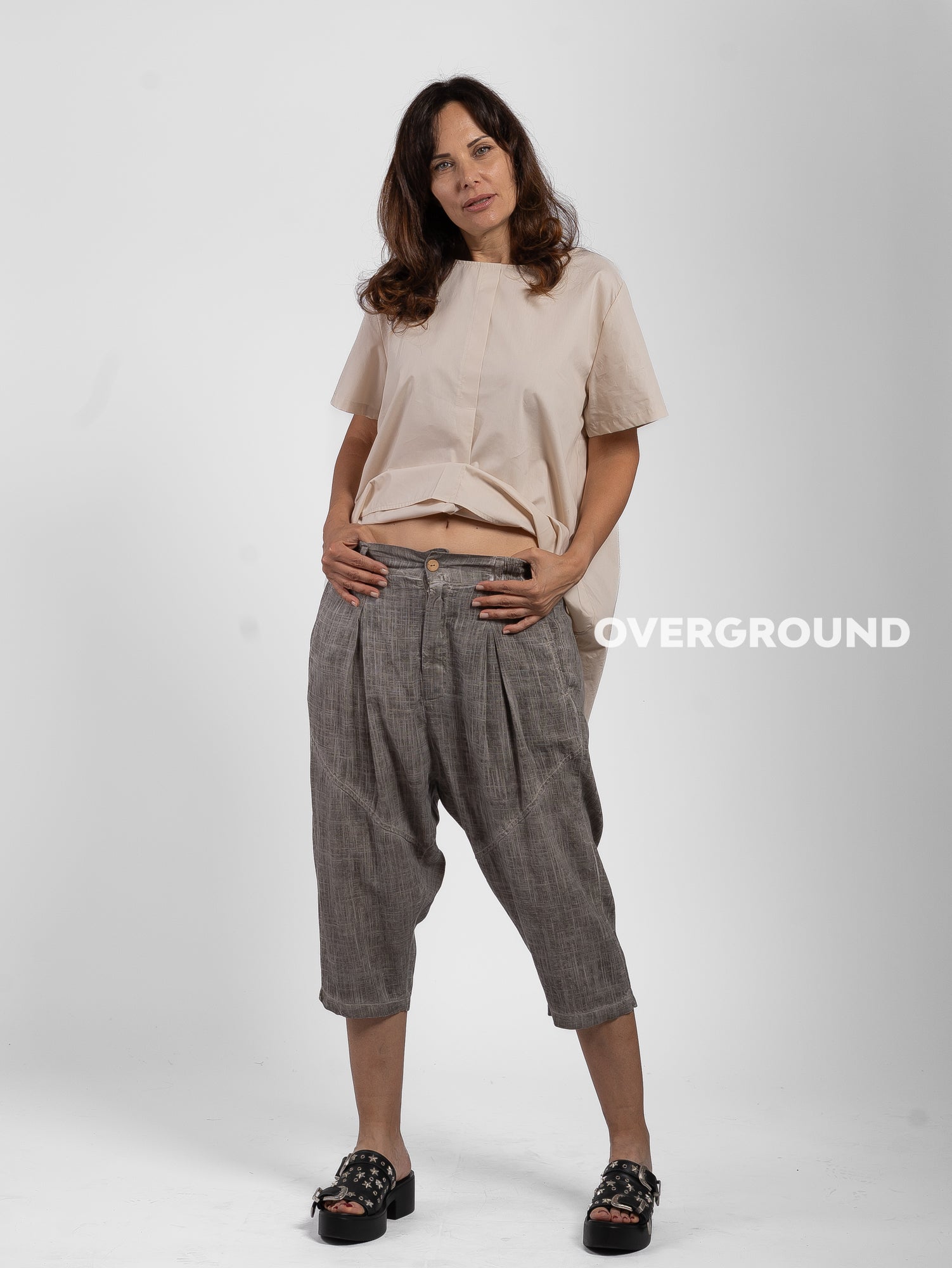 PANTALONE CORTO LINO