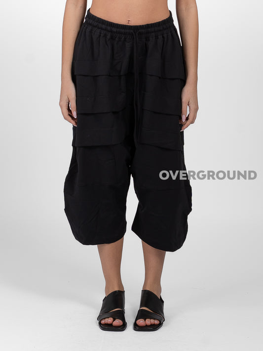 PANTALONE CORTO CAVALLO BASSO CON BALZE DAVANTI - OVERGROUND STORE 