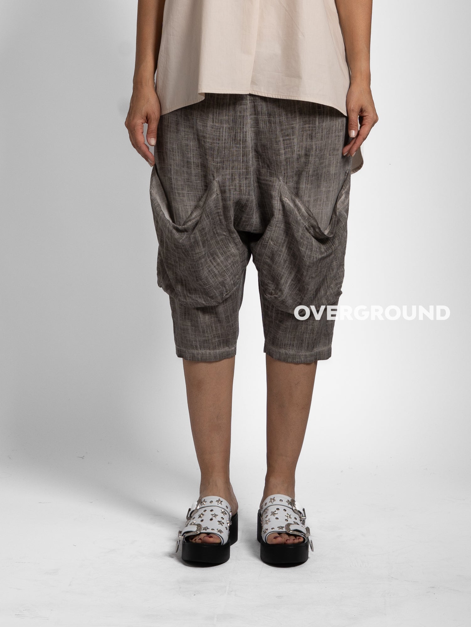 PANTALONE CORTO LINO TASCONI FRONTALI
