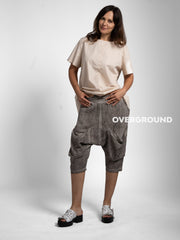 PANTALONE CORTO LINO TASCONI FRONTALI