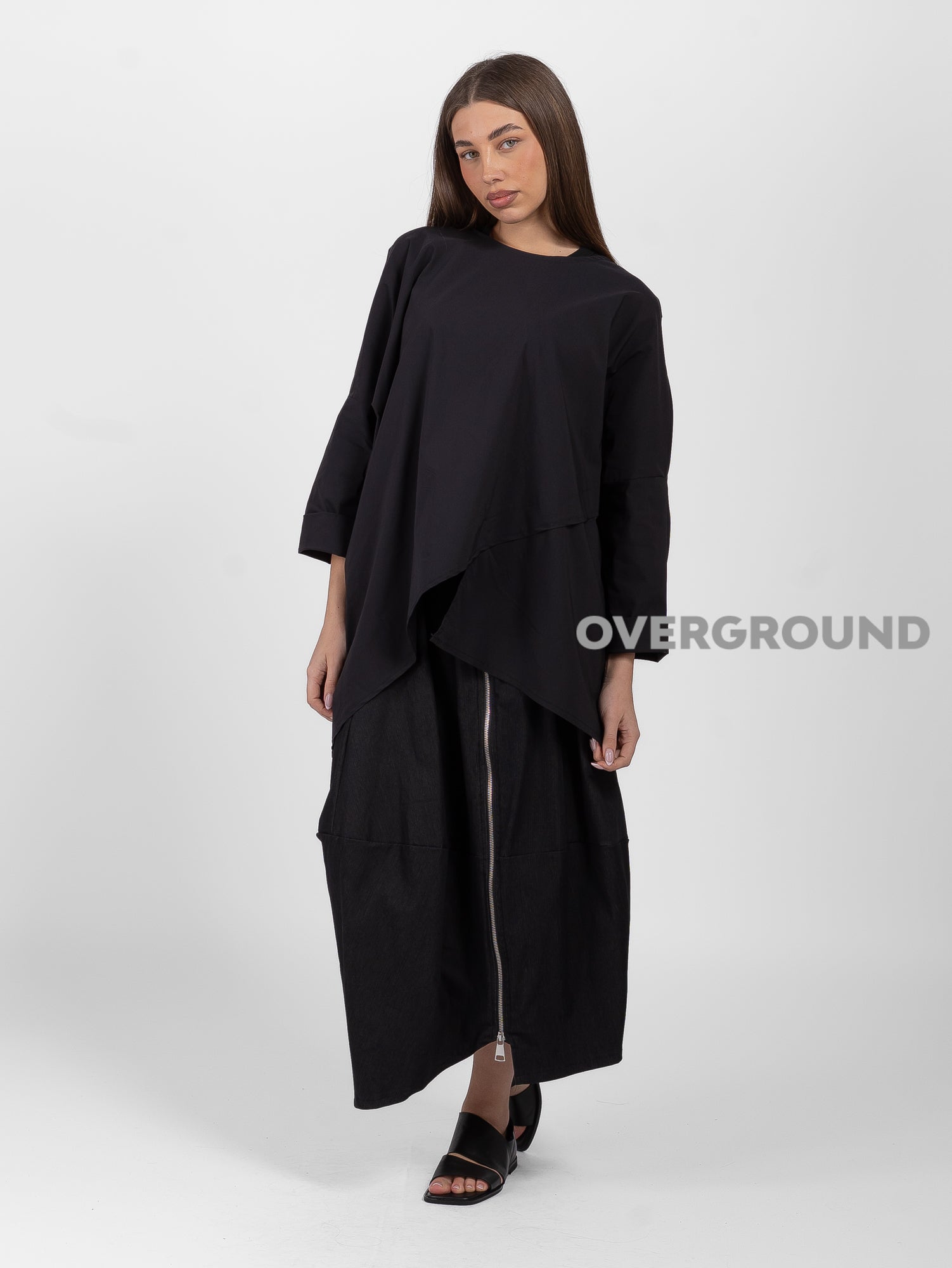 GONNA OVER CON CERNIERA E TASCA DAVANTI - OVERGROUND STORE 