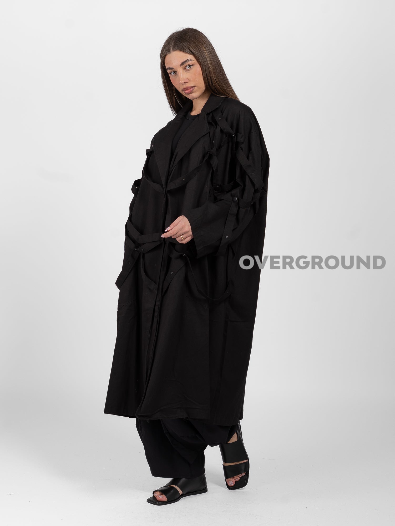 SPOLVERINO LUNGO OVER CON LACCI INTRECCIATI - OVERGROUND STORE 