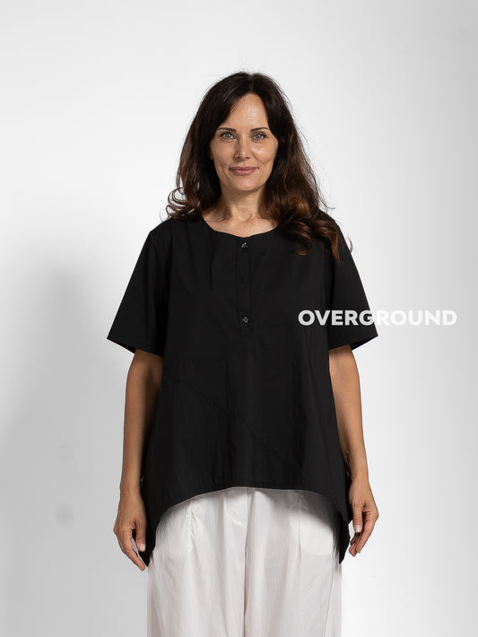 BLUSA OVER CON PUNTE LATERALI