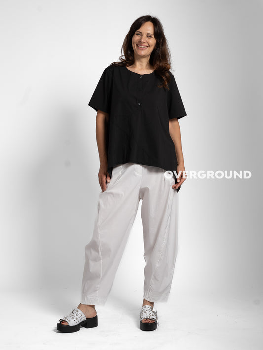 BLUSA OVER CON PUNTE LATERALI