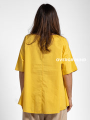 BLUSA OVER CON SPACCO DAVANTI