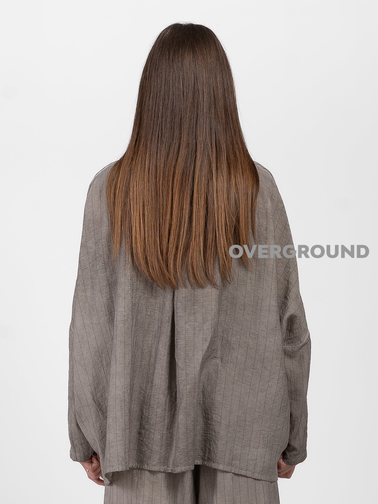BLUSA OVER CON TASCHE DAVANTI - OVERGROUND STORE 