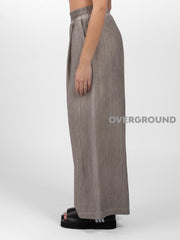 PANTALONE OVER GAMBULE LARGO RIGATO - OVERGROUND STORE 