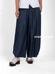 PANTALONE EFFETTO JEANS LEGGERO GAMBULE OVER